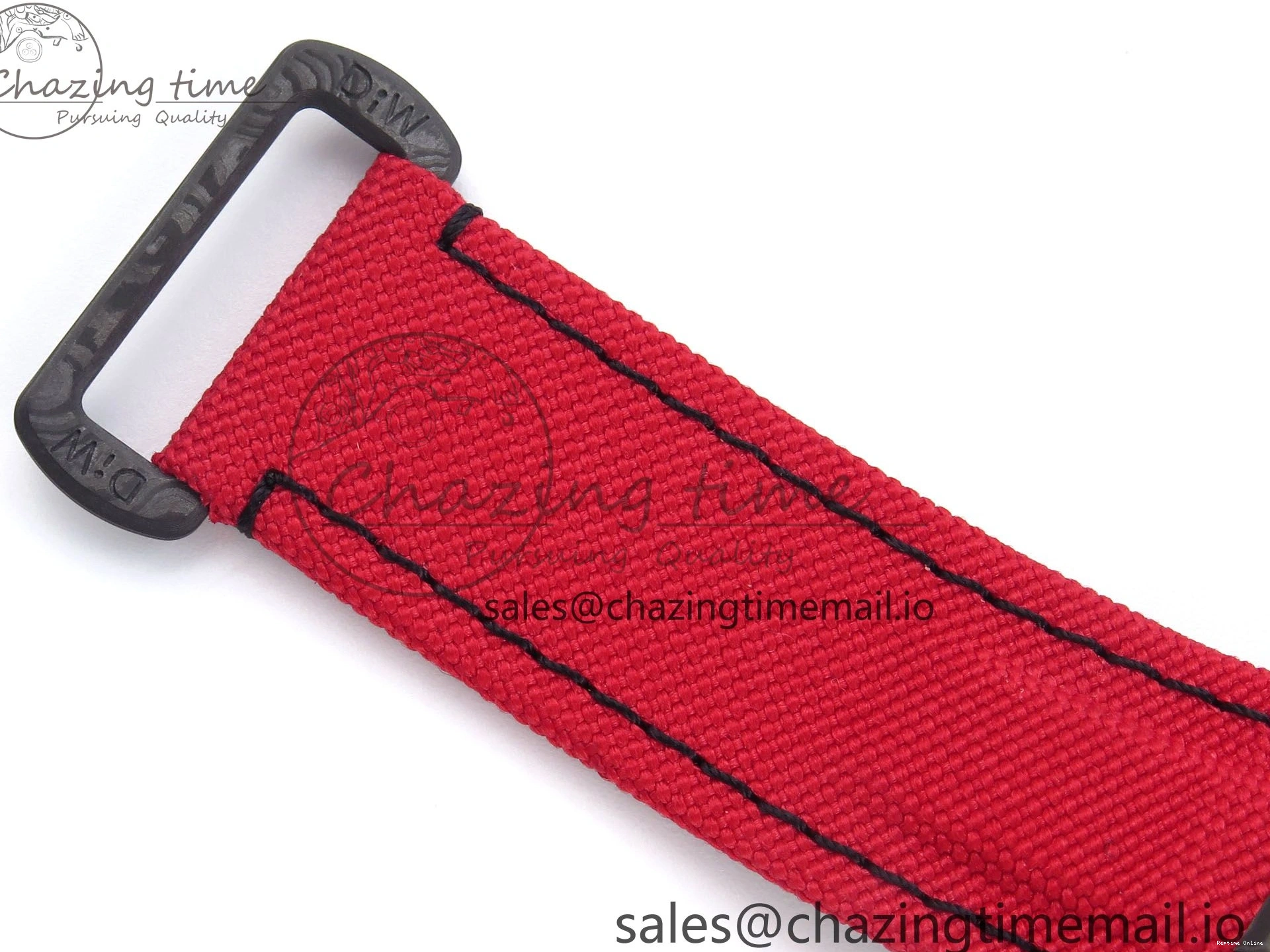 0405 Daytona Diw 40mm N6F 1:1 Best Edition Gray Skeleton Dial Red Nylon Strap DD Original 900